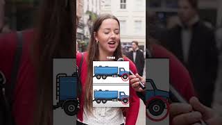 Can you spot the difference? #visualpuzzle #streetinterview #brainteaser