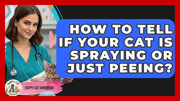 How To Tell If Your Cat Is Spraying Or Just Peeing? - Happy Cat Handbook