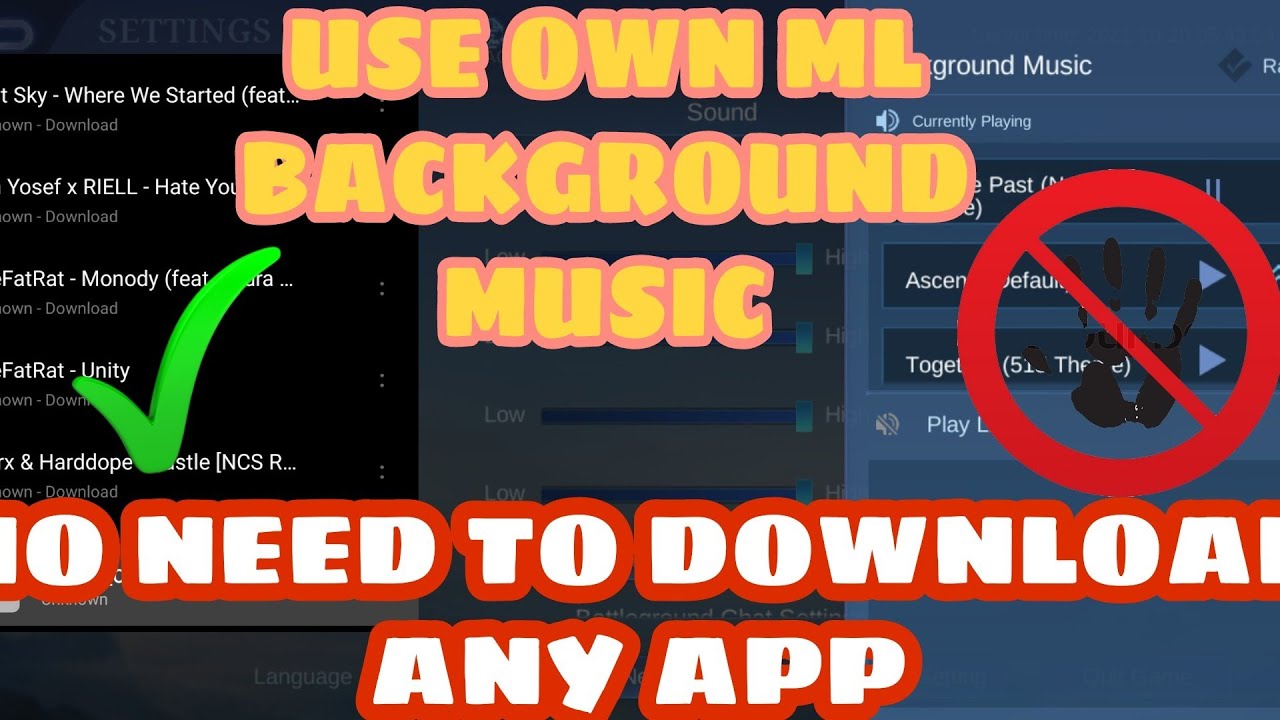EASY WAY TO MAKE YOUR OWN BACKGROUND MUSIC MOBILE LEGENDS BANG BANG