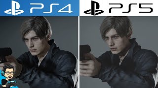 Resident Evil 2 Remake - Ps4 Vs Ps5 Upgrade - Graphics Comparison