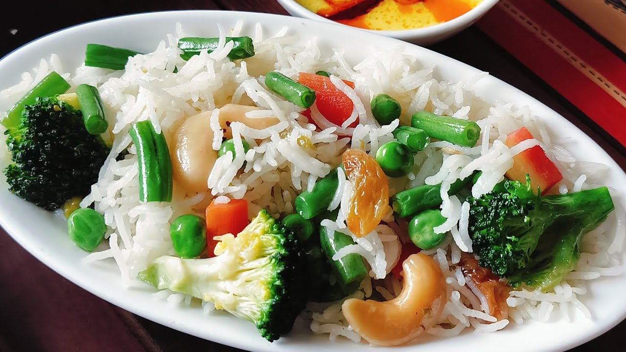 White Pulao With Kadhi Recipe I Veg Pulao Recipe YouTube