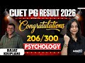 CUET PG 2026 Psychology | Topper’s Talk 228/300 | Rajat Kriplani