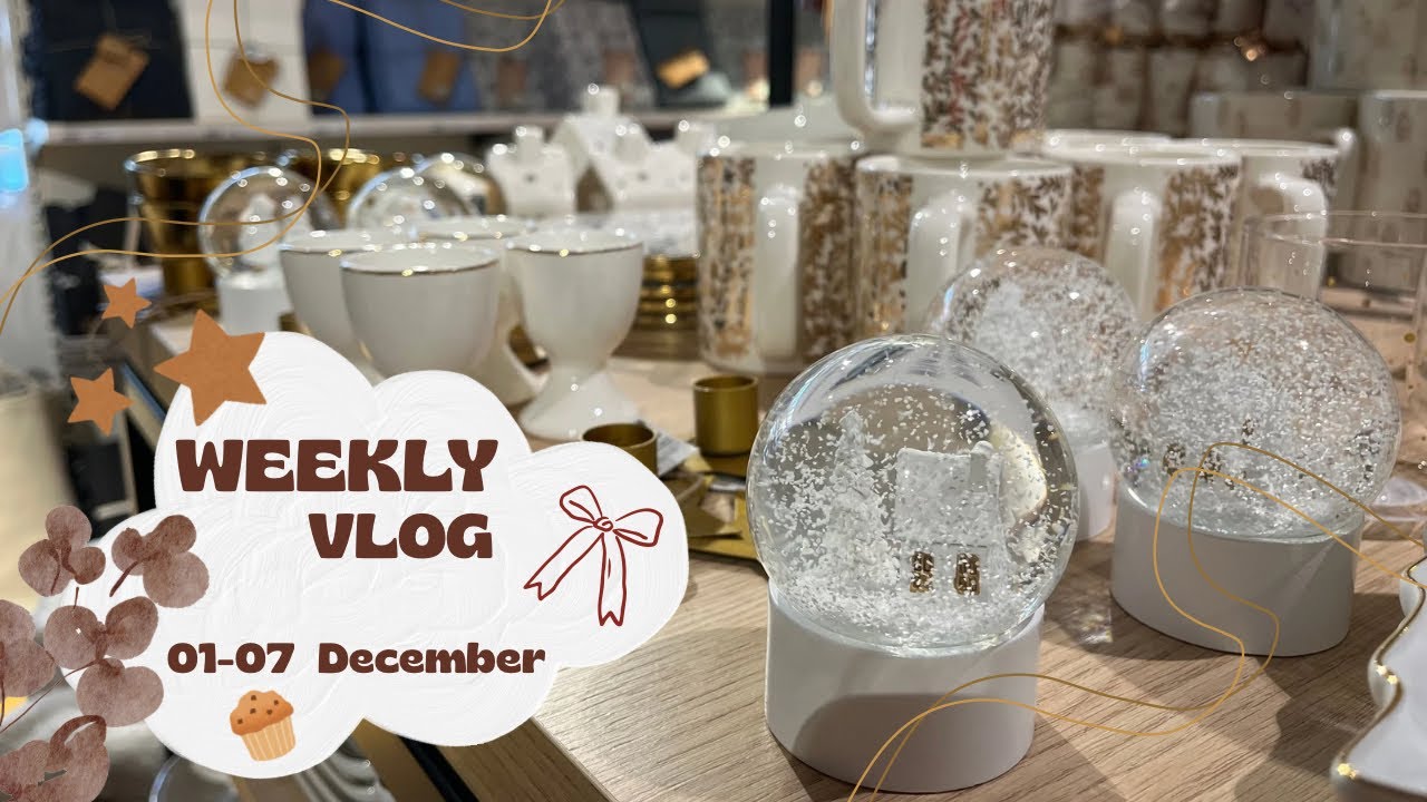 WEEKLY-VLOG première semaine de décembre !! Version 2.0 (j’ai du re-upload pour souci de décalage)