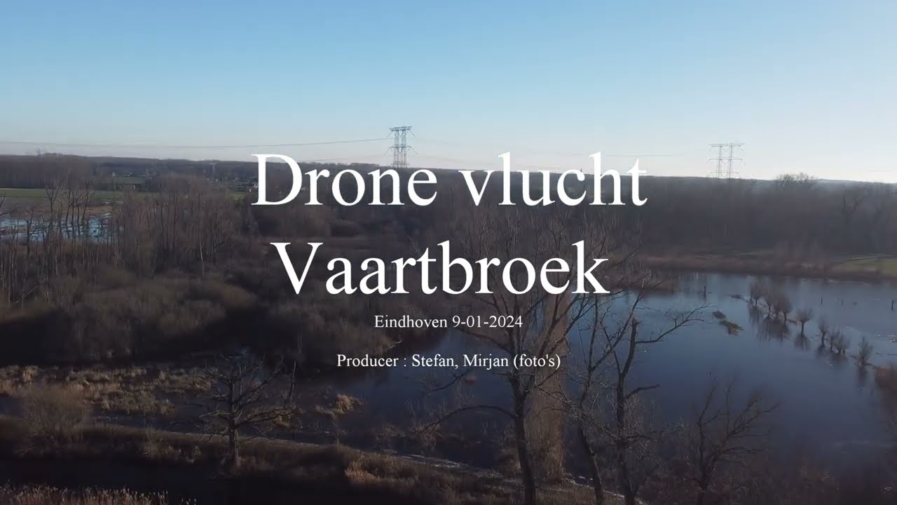 Drone vlucht vaartbroek