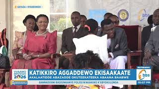 Katikkiro Aggaddewo Ekisaakaate 2026, Nnaabagereka Akuutidde Abazadde ku Buntubulamu #Ageesigika