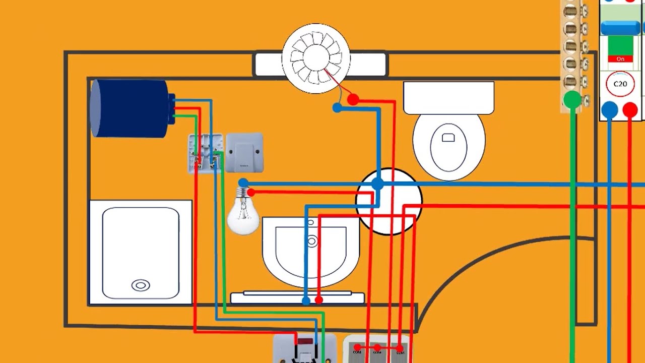 Installation électrique Salle de bain. Norme et plan de l