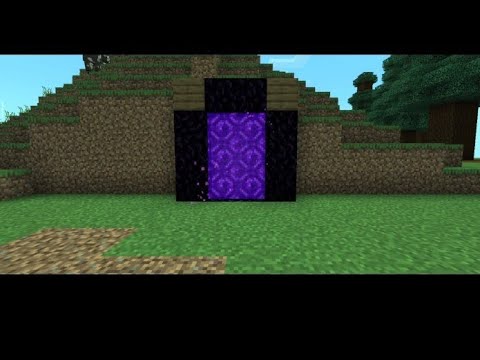 I made in my Minecraft Survival series nether portal 😮 - YouTube