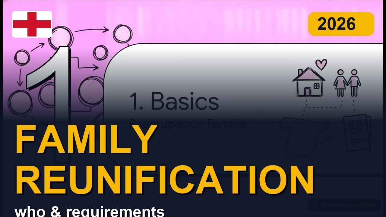 Family reunification in Spain: who qualifies and requirements 2026