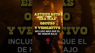 Arthur Morgan BETA era más OSCURO y VENGATIVO que el de HONOR BAJO #rdr2 #rockstargames