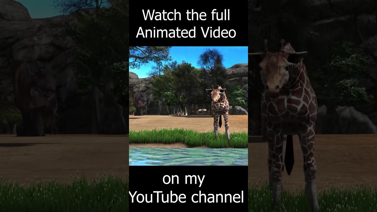 T-rex Attack giraffe 