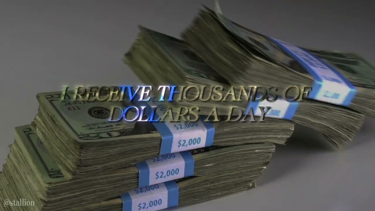 1 affirmation : i receive thousands of dollars a day 🎶 [manifestation music/subliminal]