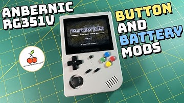 Anbernic RG351V Button and Battery Mods