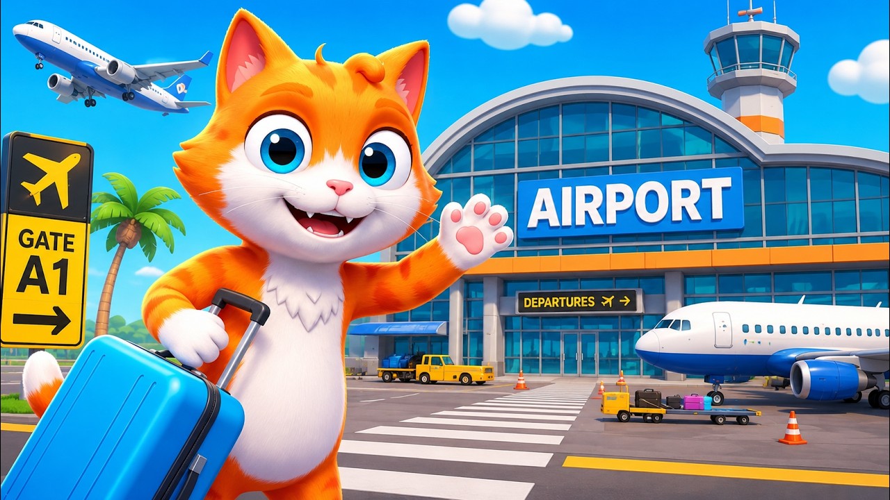 Cat Goes To The AIRPORT!
