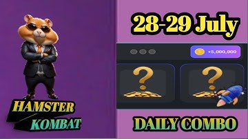 28-29 July Hamster kombat daily combo