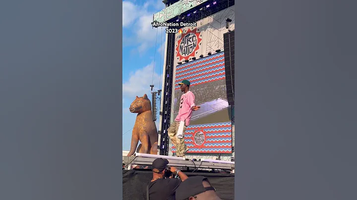 Epic performances by Davido,Burna Boy Psquare at AfroNation 2023 #afrobeats #detroit #shorts #viral