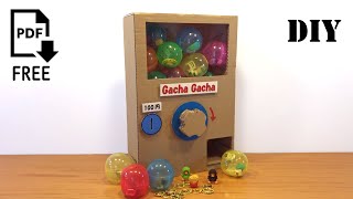 ガチャガチャ、ガチャポンの作り方（1号機）How to make a Gachapon Machine. #1