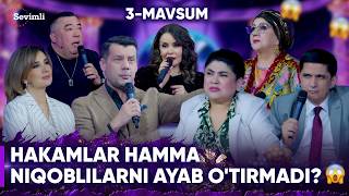 KIM EKAN 3-MAVSUM 22-SON HAKAMLAR HAMMA NIQOBLILARNI AYAB O'TIRMADI?