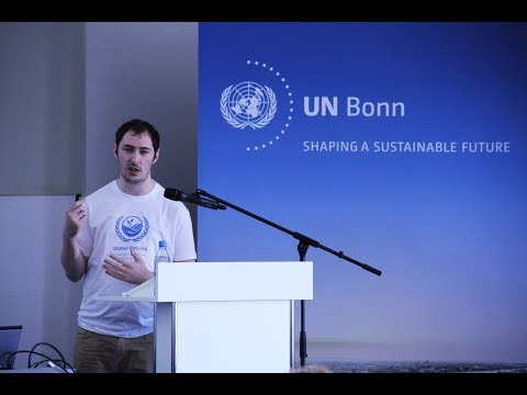 Cory Gregg At Visit Of Bonn University To UNCCD