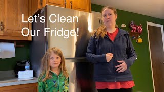 Spring Clean With Me Fridge Edition | Deep Clean Inside and Out #springcleaning