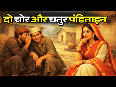 दो चोर और चतुर पंडिताइन | धार्मिक कहानी | Gyanvardhak kahani | ज्ञानवर्धक | dharmik kahani thumbnail