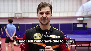 2018 Japan Open I Timo Boll Withdraws