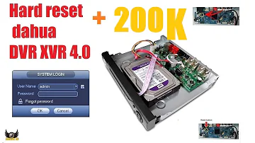 Como da reset de fábrica no DVR Clear?