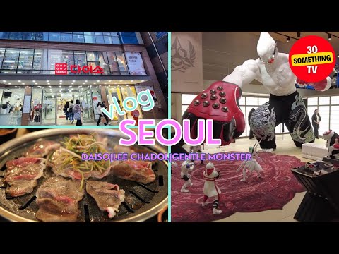 Shopping in KOREA ~ DAISO| GENTLE MONSTER | LEE CHADOL