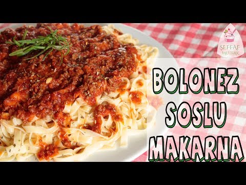 BOLONEZ SOSLU /NAMI DEĞER KIYMALI 🍝 ŞEFFAF MUTFAK