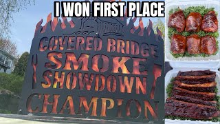 I WON FIRST PLACE at a BBQ Competition in Canada | Covered Bridge Smoke Showdown | SaucyRossyBBQ 