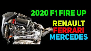 Here they are! 2020 f1 engine fire up are real! listen to renault
ferrari and mercedes come life roar. which one you prefer? let me know
in com...