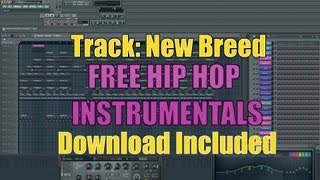 Aggressive hip hop instrumental track ...