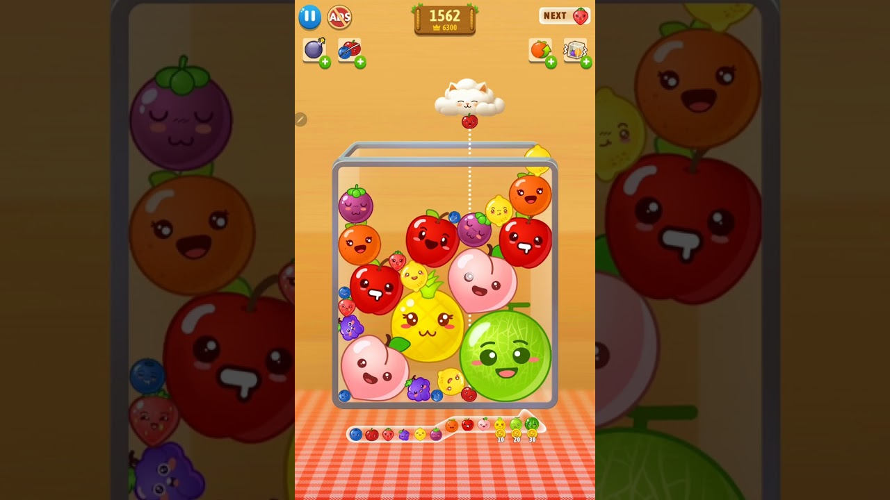 💥Best Fruit Merge Gameplay! 🍉🍌Satisfying Puzzle Merges You'll Love!🍇