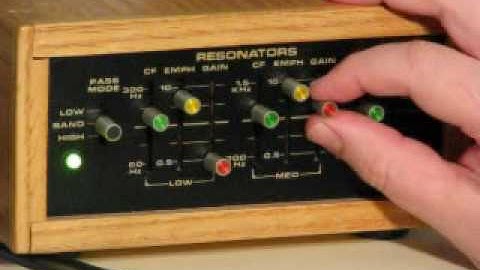 Polymoog Resonator Section