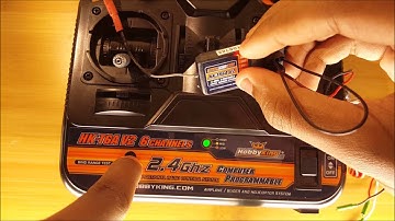 Hobbyking T6A  6 Channel Transmitter Binding and Setup