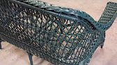 How to paint wicker - YouTube