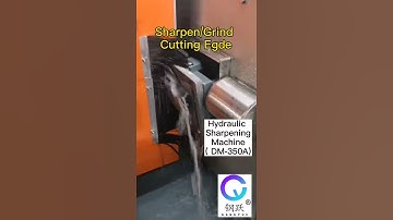 Hydraulic sharpen cutting edge automatic machine for grind knife blade