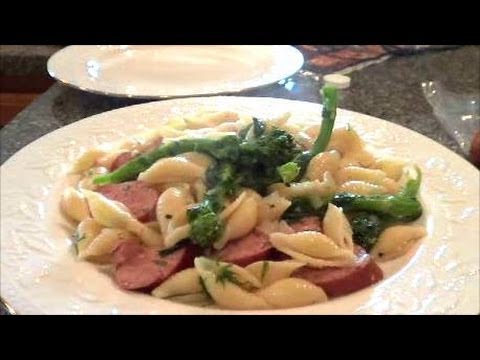 Turkey Kielbasa With Greens And Pasta-11-08-2015