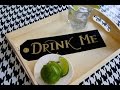 Handlettered Tray