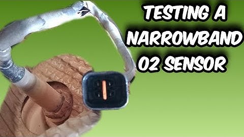 how to test o2 sensor narrow band | zirconia with a multimeter