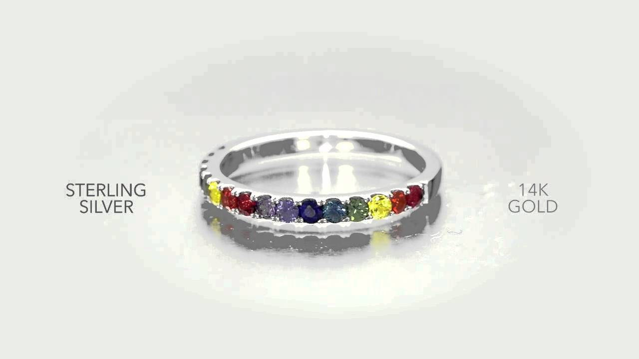 The Atlanta  Ring  LGBT Wedding  Rings  by Equalli com YouTube