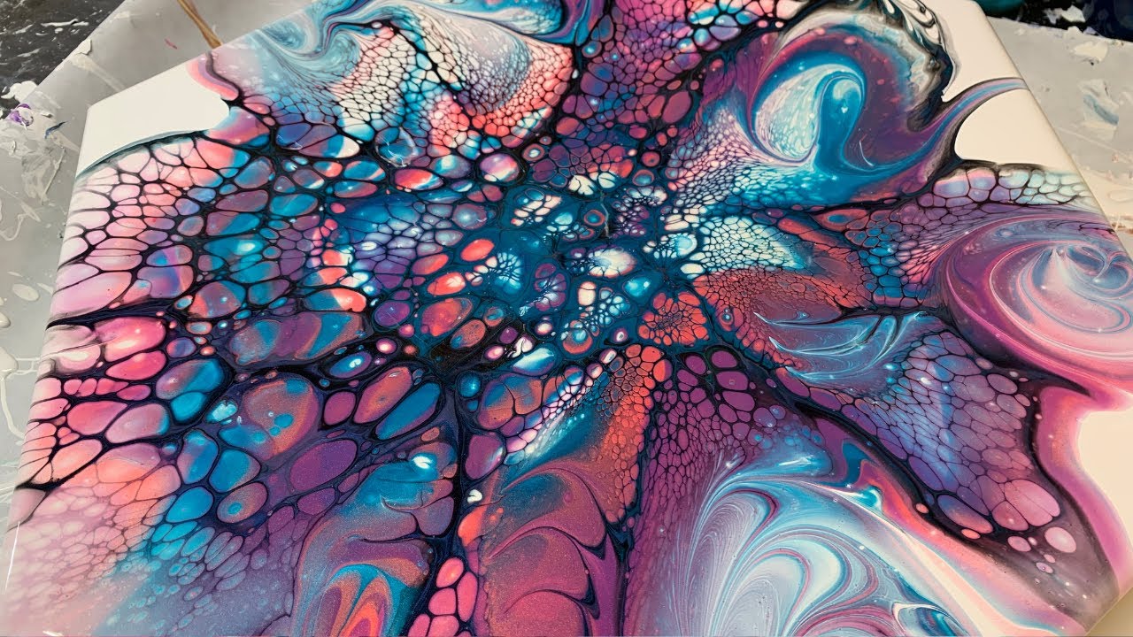 #123 Dreamy Hexagon Bloom with Triple Cell Activator Action | Acrylic ...