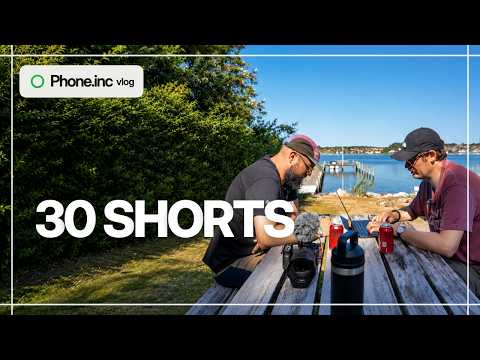 We recorded 30 shorts in 2 hours