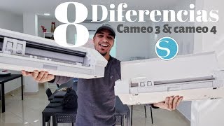 8 Diferencias entre Silhouette Cameo 3 y Cameo 4 + Tips | Comparaciones