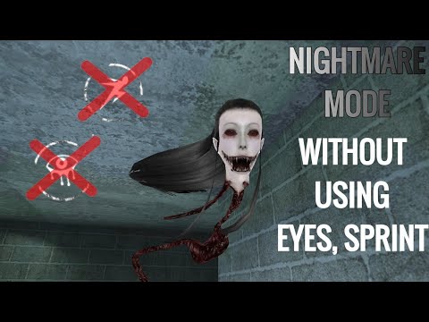 Крейси в особняке на кошмаре без использования бега и глаз. Eyes - the horror game.