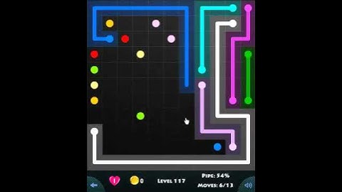 flow game facebook - 11 x 11 mania level 117 Connect the dots