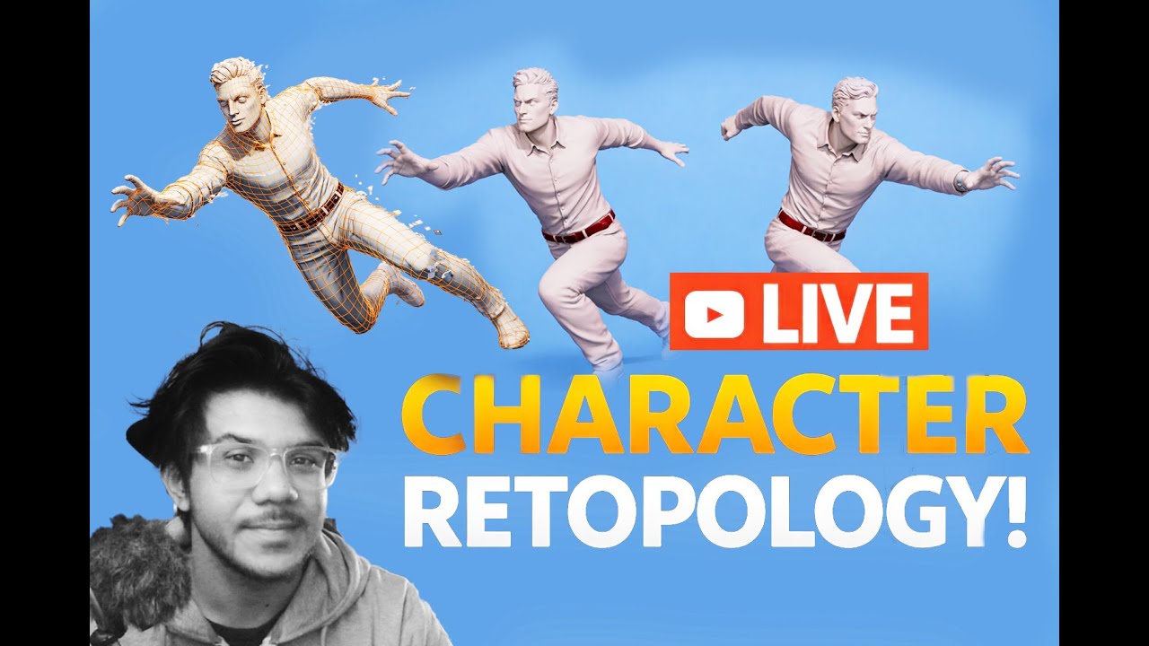 3D Artist Live | Topology for Stylized Character's Pant