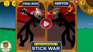 EPIC WAR OF STICK ARMY FINAL BOSS VS GRIFFON GIANT HACK ALL KING | Stick War Legacy Mod | MrGiant777 screenshot 4