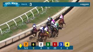 Hard to Figure wins race 3 at Del Mar 8/23/26