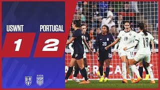 Usa Lose First Game To Portugal Uswnt 1-2 Portugal Official Highlights