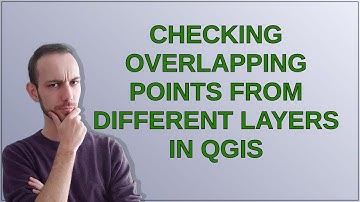 Checking overlapping points from different layers in QGIS